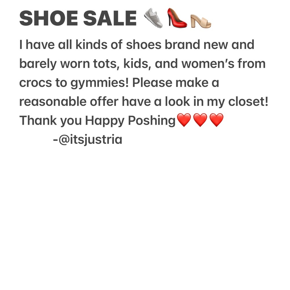 Uggs, Crocs, Yeezys, Jordans etc👠👟👡